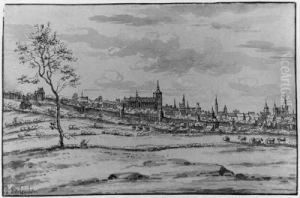 A View Of Bergen Op Zoom From The North-east A View Of Bergen Op Zoom From The North-east