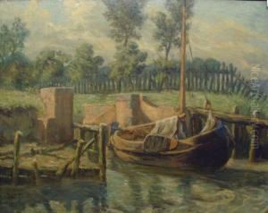 Niederlandische Landschaft by Jan De Graef