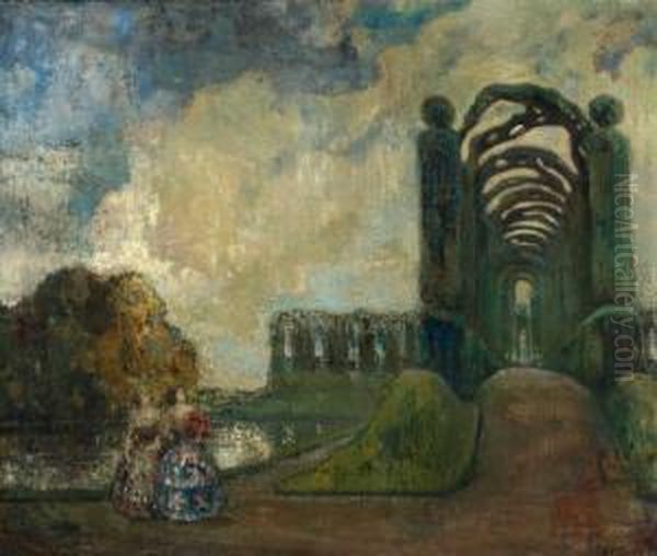 Two Ladies In A Park - view 1