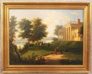 Mount Vernon With Figures
