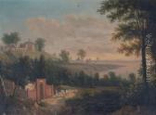 Washington's House And Tomb At Mount Vernon - view 1
