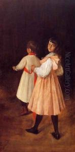 At Play by William Merritt Chase