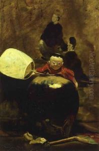 The Japanese Doll by William Merritt Chase