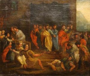Christ And The Apostles Surrounded By The Sick And The Lame