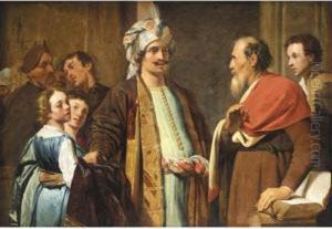 Elijah Refusing Gifts From Naaman(?) by Pieter de Grebber