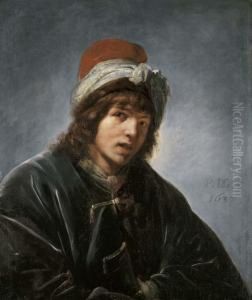 Portrait Of A Young Man In Persian Dress