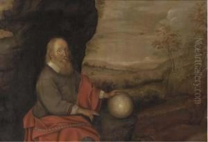 An Astrologer In A Landscape