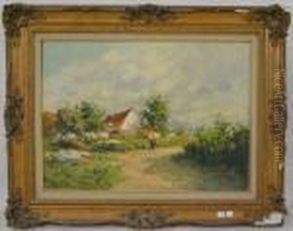 Paysage Anime Avec Fermette - view 1
