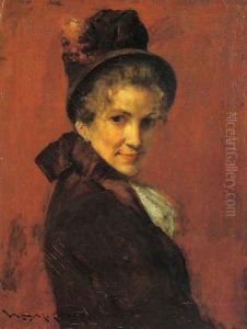 Portrait Of A Woman2 by William Merritt Chase