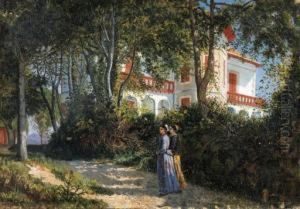 Passeggiata In Villa by Marco De Gregorio