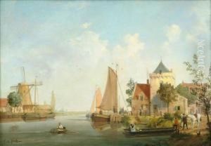 Dutch River Scene Dutch River Scene