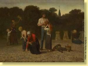 La Moisson by Charles de Groux
