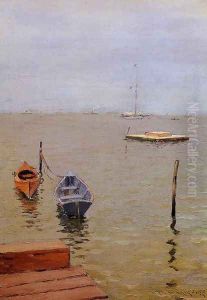 Stormy Day Bath Beach by William Merritt Chase