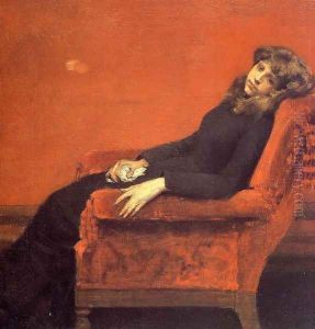 The Young Orphan Study Of A Young Girl by William Merritt Chase