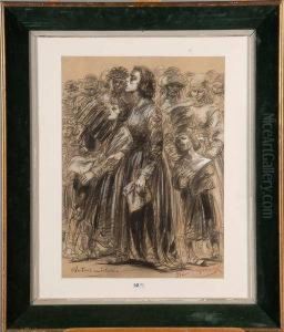 Chanteurs Ambulants by Henry de Groux
