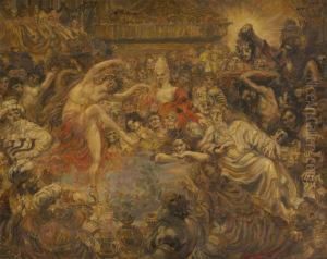 Le Banquet D'herode by Henry de Groux