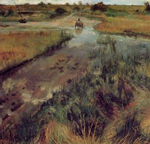 Swollen Stream At Shinnecock by William Merritt Chase