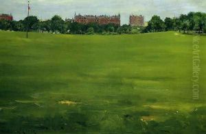 The Common Central Park by William Merritt Chase