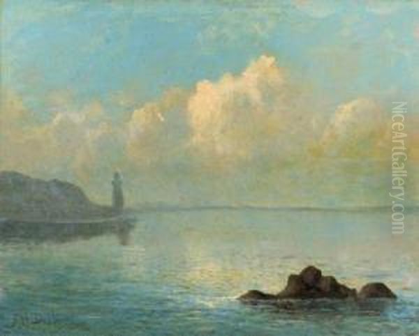 Costal View With Distant Lighthouse - view 1