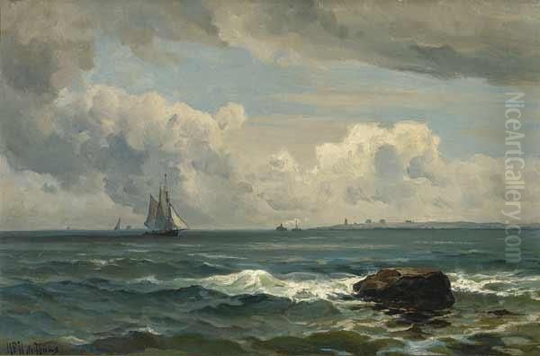 Ships Off The Coast - view 1