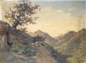 Paisaje Montanoso De Pajares by Carlos de Haes