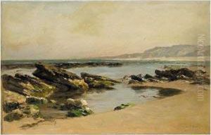 Rocas En La Playa (rocks On The Beach) by Carlos de Haes