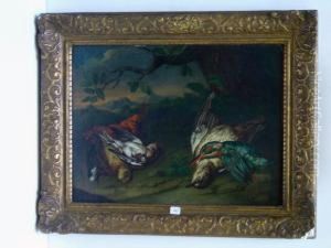 Nature Morte Aux Oiseaux. by Ferdinand Phillip de Hamilton