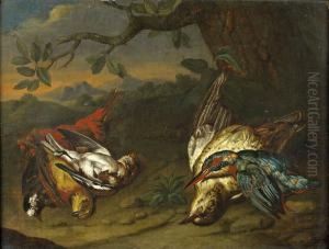 Nature Morte Aux Oiseaux by Ferdinand Phillip de Hamilton