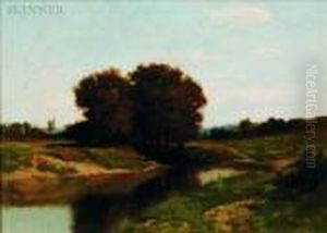 Quiet Stream by Franklin De Haven