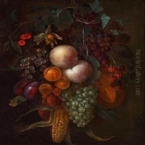 Stilllife With Peaches by Cornelis De Heem