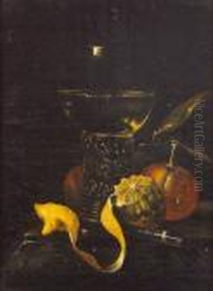 Natura Morta Con Calice, Limone E Arance - view 1