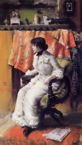 In The Studio (Virginia Gerson) by William Merritt Chase