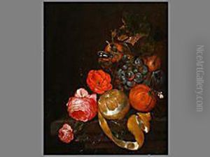 Stilleben Mit Blumen, Fruchten Und Insekten