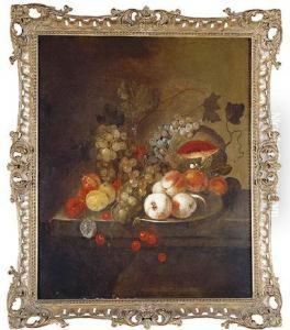 Bodegon De Frutas by Cornelis De Heem