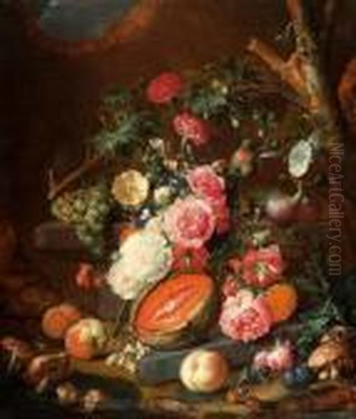 Fruit And Flower Still Life. - view 1