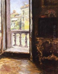 Venetian Balcony by William Merritt Chase