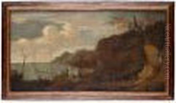 Paesaggio Costiero Con Figure - view 1