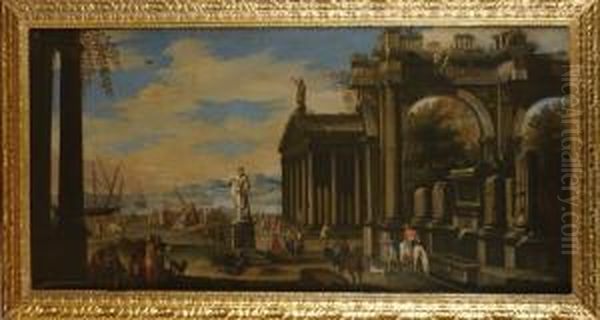 Marina Con Capriccio Di Rovine Classiche - view 1