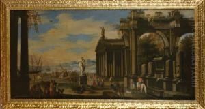 Marina Con Capriccio Di Rovine Classiche