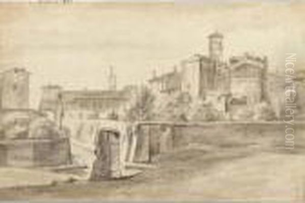 View Of Rome, With The Arch Of Titus, Via Sacra, Capitol And Santa Francesca Romana - view 1
