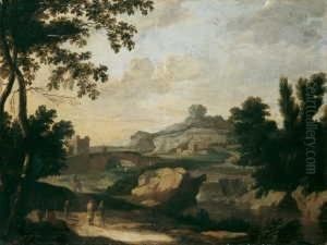 Sudliche Flusslandschaft. by Jacob De Heusch