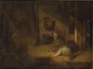 Interieur D'auberge by Willem de Heusch