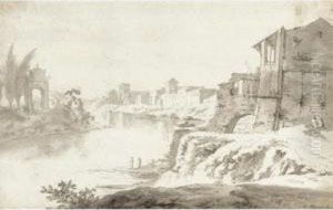 A View Of The Porto Della Legna, Rome