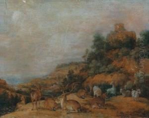Paesaggio Montuoso Con Selvaggina by Gillis Claesz De Hondecoeter