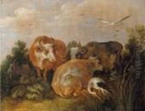 Monogrammiert Und Datiert Unten Links: G. by Gillis Claesz De Hondecoeter
