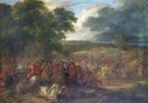 Choc De Cavalerie. by Lambert de Hondt