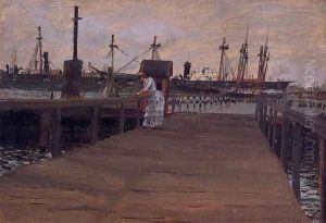 Woman on a Dock