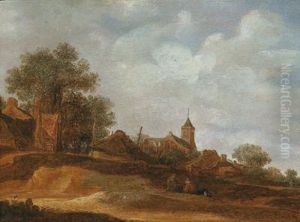 Chiesa E Rovina Di Egmond by Reinier Van Der Laeck