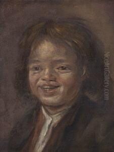Lachender Knabe. by Reinier Van Der Laeck