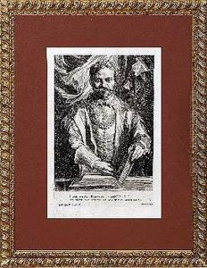 Retrato Del Profesor Clarissimus Diodorus Tuldenus by Peter De Jode